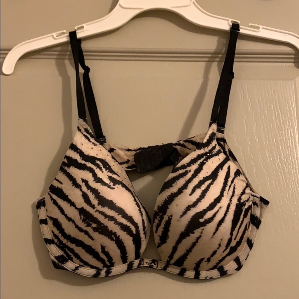 Tiger Print VS Push Up Bra - Adjustable Straps